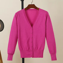 Cardigan Feminio rosa