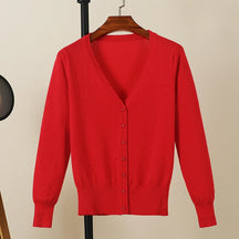 Cardigan Feminio vermelho