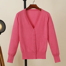 Cardigan Feminio Rosa